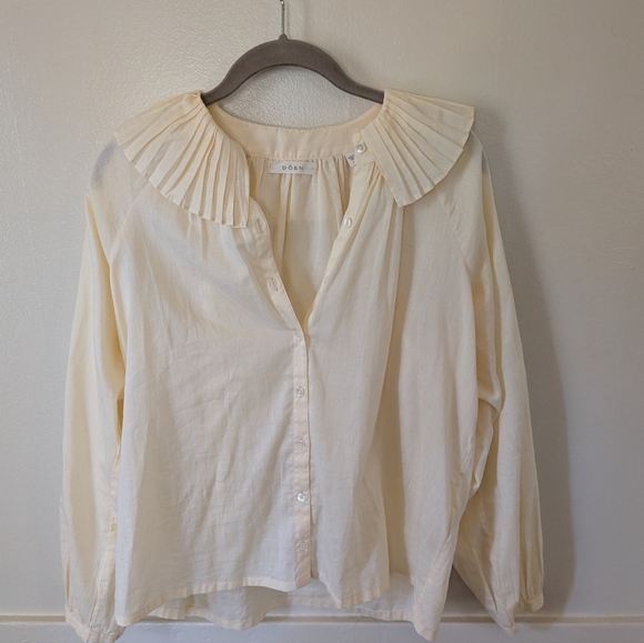Doen Size Small NWOT Blouse Aster Mother of Pearl - Picture 2 of 6